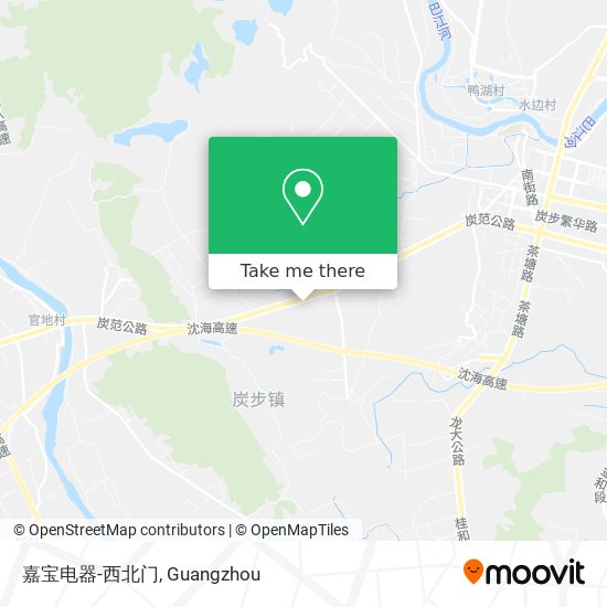 嘉宝电器-西北门 map