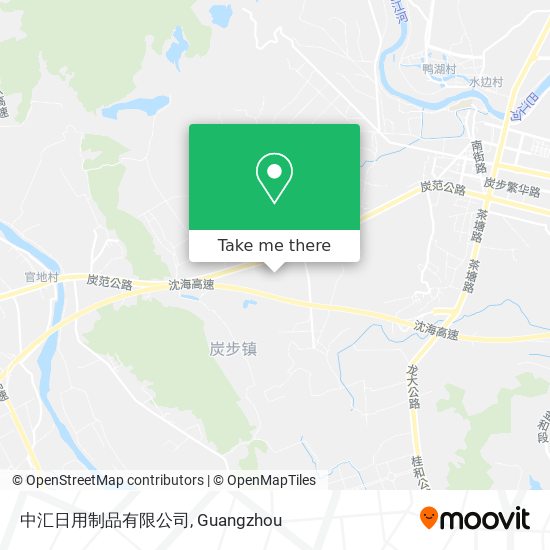中汇日用制品有限公司 map
