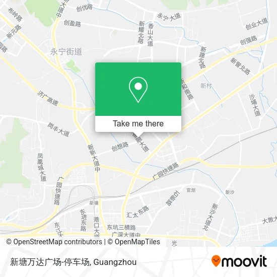 新塘万达广场-停车场 map