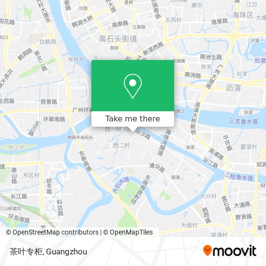 茶叶专柜 map