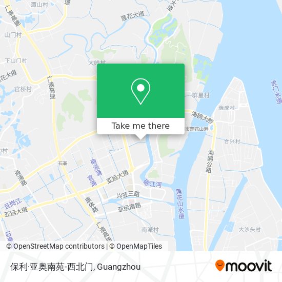保利·亚奥南苑-西北门 map