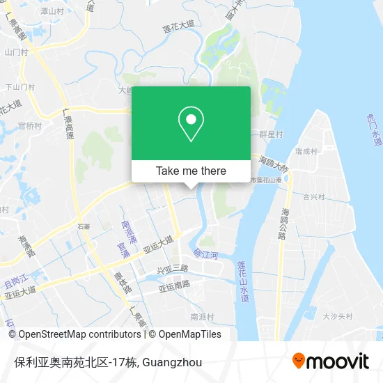 保利亚奥南苑北区-17栋 map