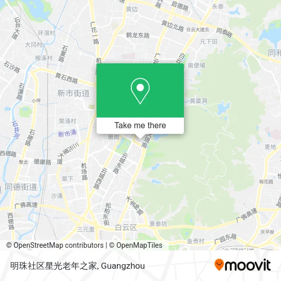 明珠社区星光老年之家 map