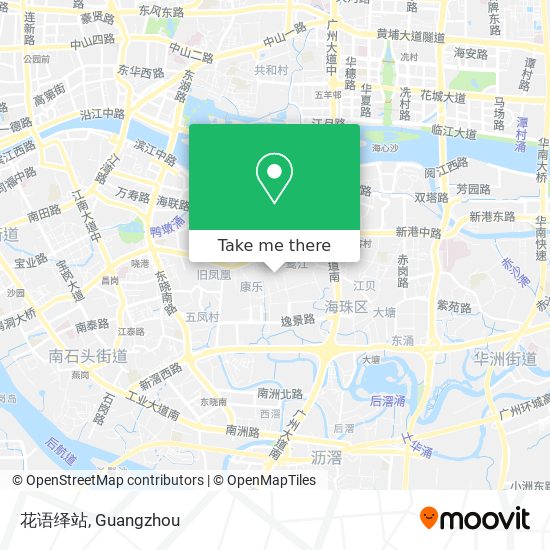 花语绎站 map