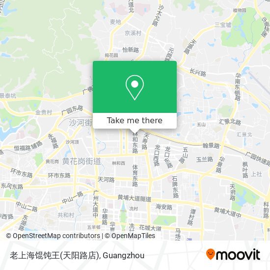 老上海馄饨王(天阳路店) map