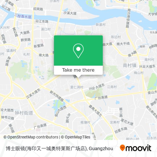 博士眼镜(海印又一城奥特莱斯广场店) map