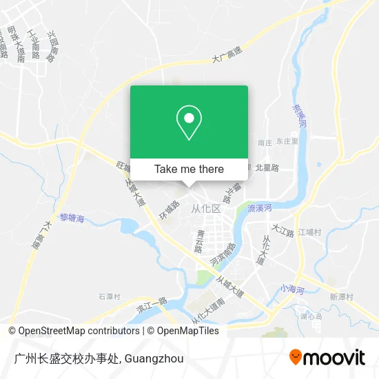 广州长盛交校办事处 map