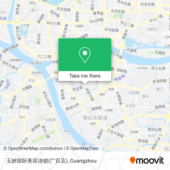 玉妍国际美容连锁(广百店) map