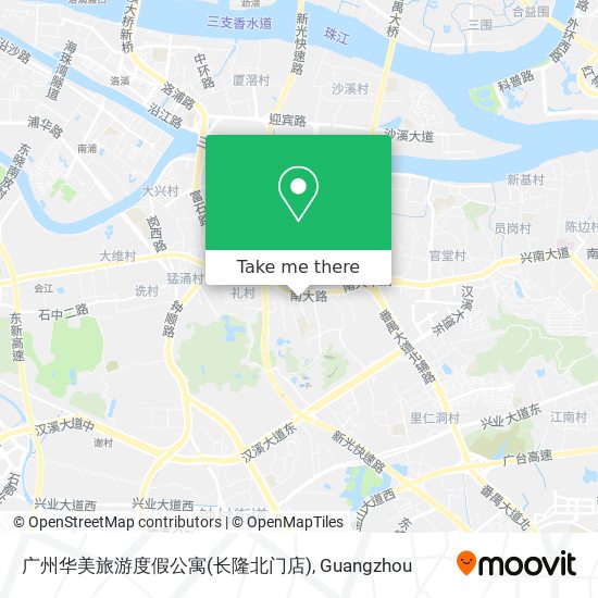 广州华美旅游度假公寓(长隆北门店) map