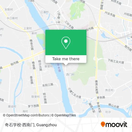 奇石学校-西南门 map