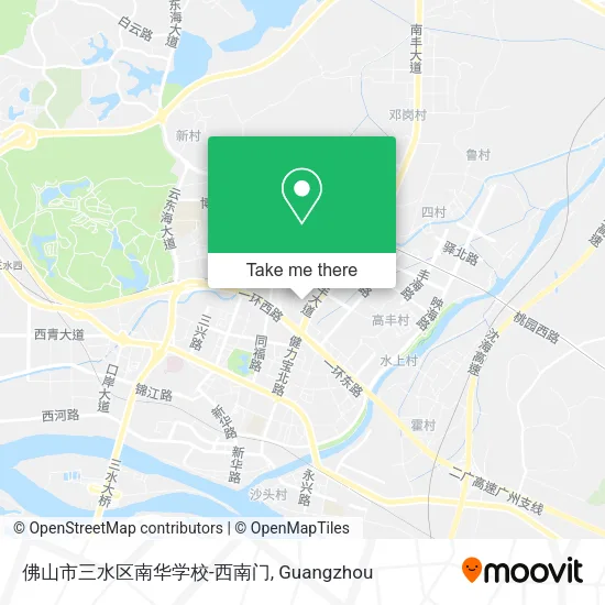佛山市三水区南华学校-西南门 map