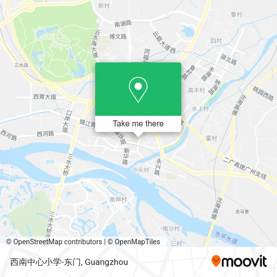 西南中心小学-东门 map