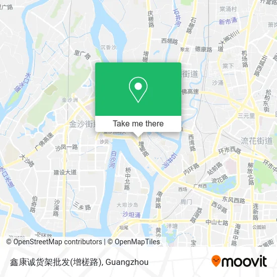 鑫康诚货架批发(增槎路) map