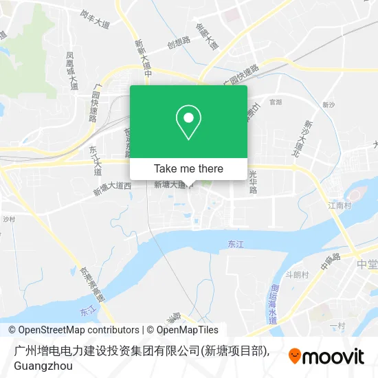 广州增电电力建设投资集团有限公司(新塘项目部) map