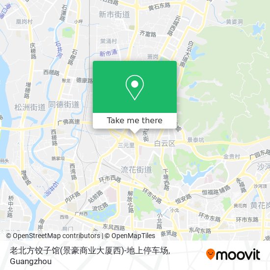 老北方饺子馆(景豪商业大厦西)-地上停车场 map