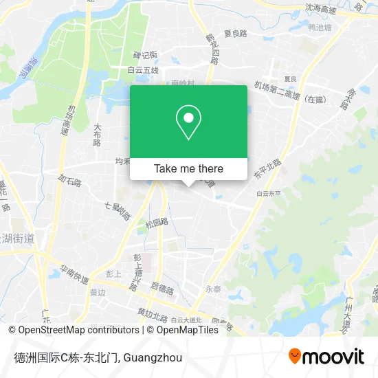 德洲国际C栋-东北门 map