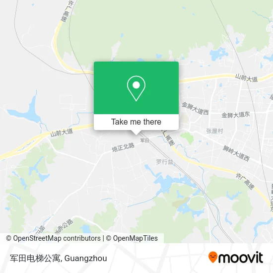 军田电梯公寓 map