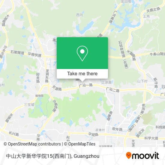 中山大学新华学院15(西南门) map