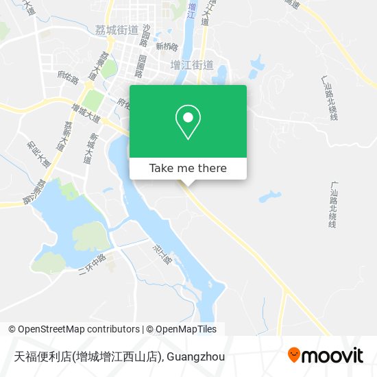 天福便利店(增城增江西山店) map