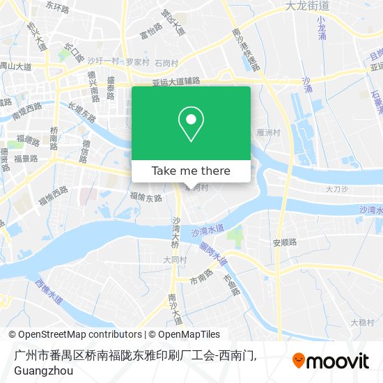 广州市番禺区桥南福陇东雅印刷厂工会-西南门 map