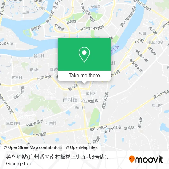 菜鸟驿站(广州番禺南村板桥上街五巷3号店) map