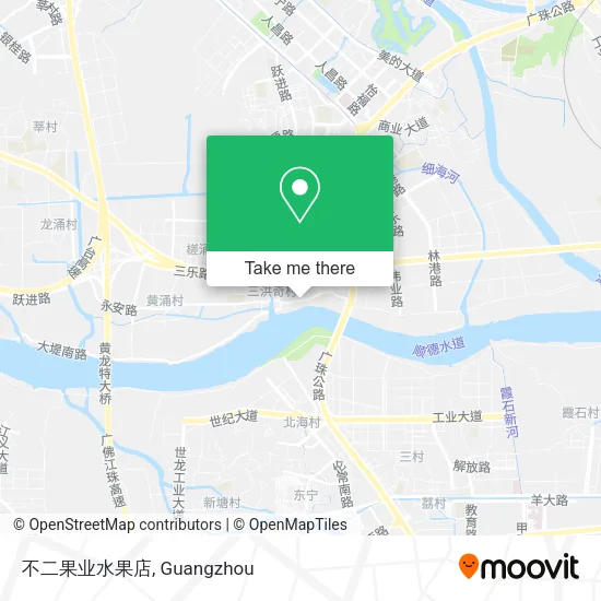不二果业水果店 map