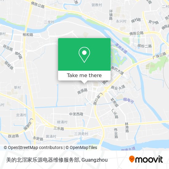 美的北滘家乐源电器维修服务部 map