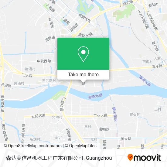 森达美信昌机器工程广东有限公司 map