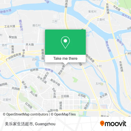 美乐家生活超市 map