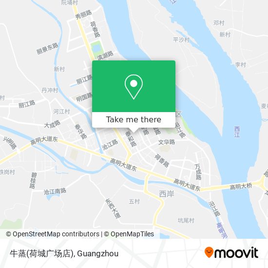 牛蒸(荷城广场店) map