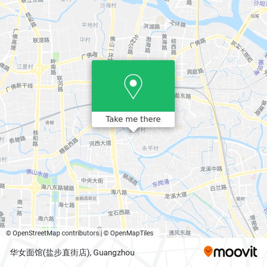 华女面馆(盐步直街店) map