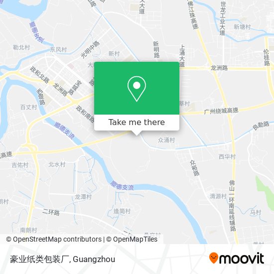 豪业纸类包装厂 map