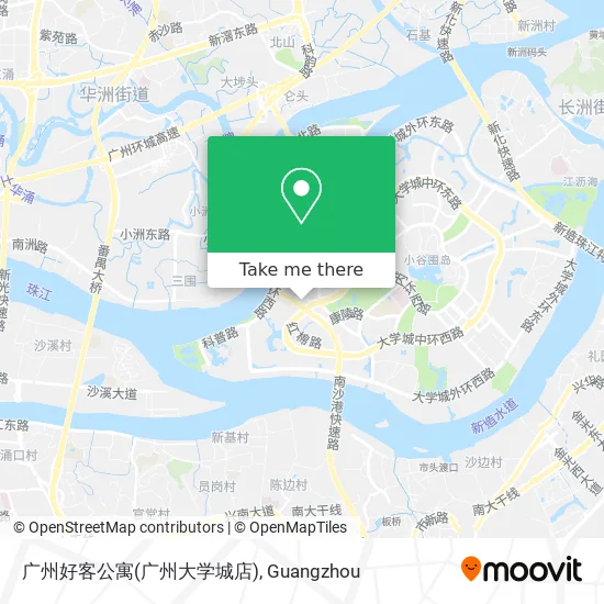 广州好客公寓(广州大学城店) map