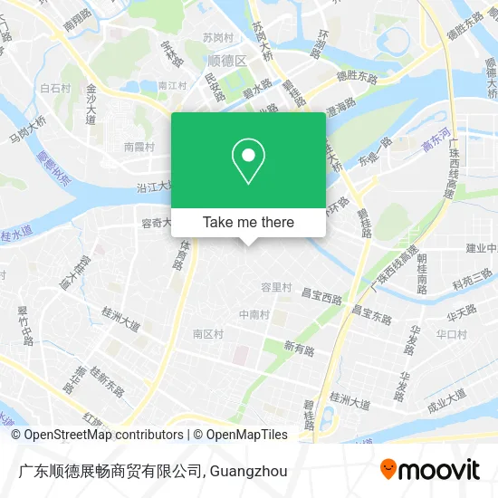 广东顺德展畅商贸有限公司 map