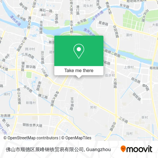 佛山市顺德区展峰钢铁贸易有限公司 map