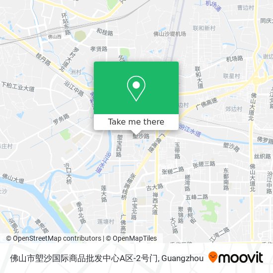 佛山市塱沙国际商品批发中心A区-2号门 map