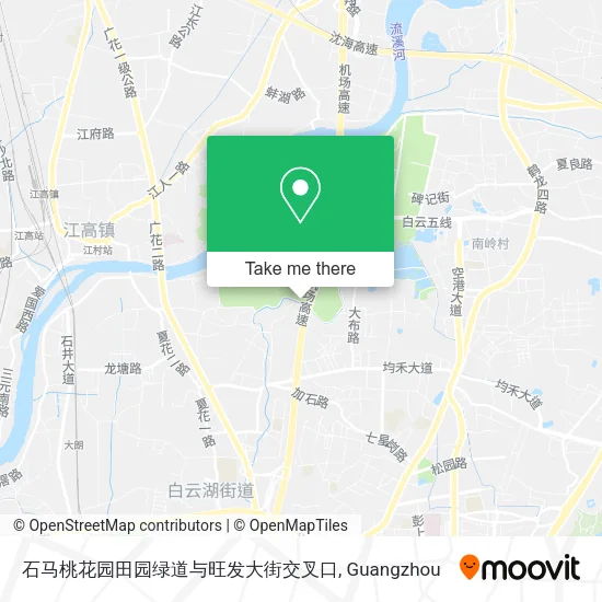 石马桃花园田园绿道与旺发大街交叉口 map