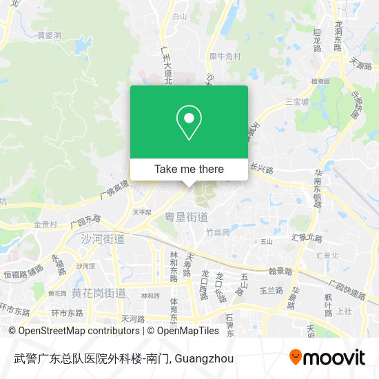 武警广东总队医院外科楼-南门 map