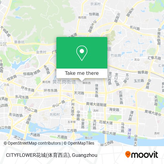 CITYFLOWER花城(体育西店) map