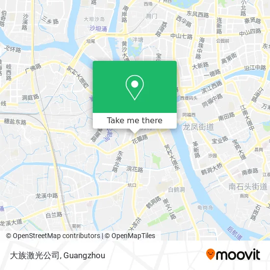 大族激光公司 map