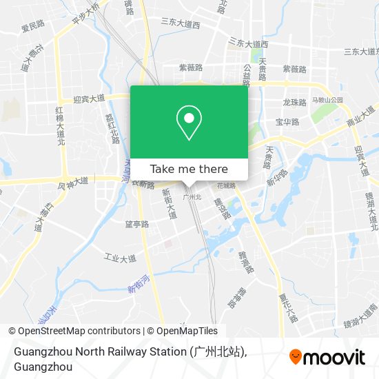 Guangzhou North Railway Station (广州北站) map