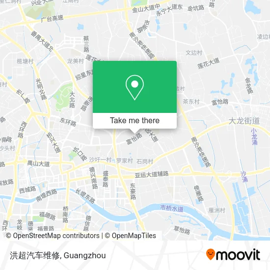 洪超汽车维修 map