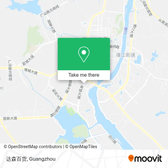 达森百货 map