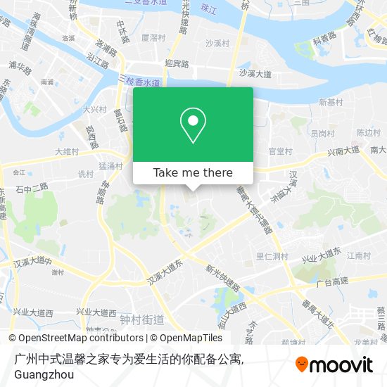 广州中式温馨之家专为爱生活的你配备公寓 map