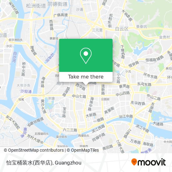 怡宝桶装水(西华店) map