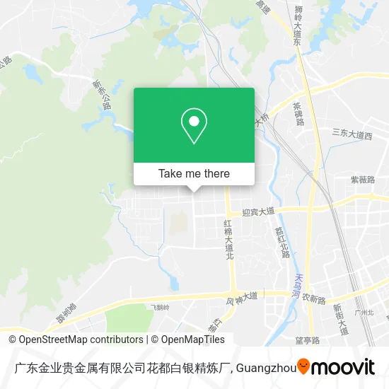 广东金业贵金属有限公司花都白银精炼厂 map