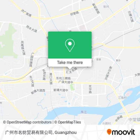广州市名纺贸易有限公司 map