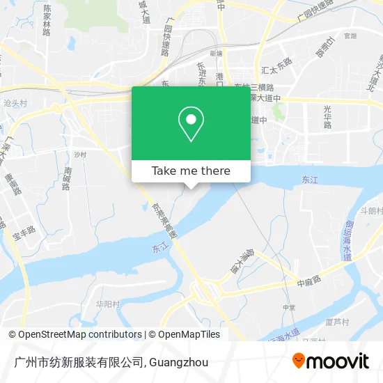 广州市纺新服装有限公司 map