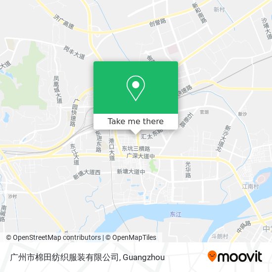 广州市棉田纺织服装有限公司 map