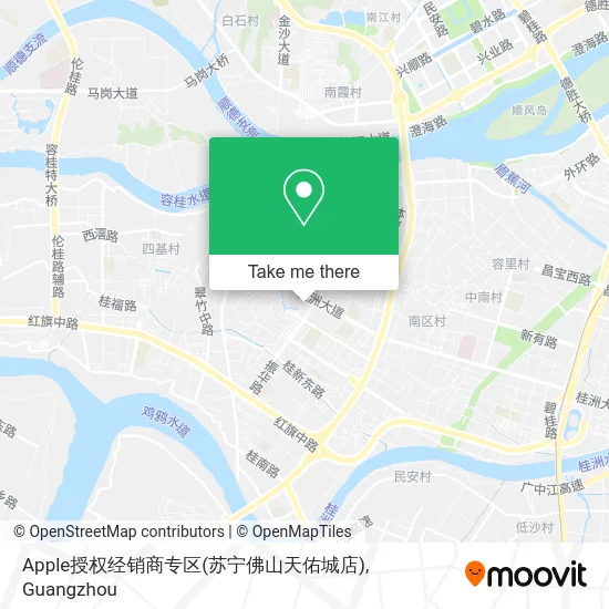 Apple授权经销商专区(苏宁佛山天佑城店) map